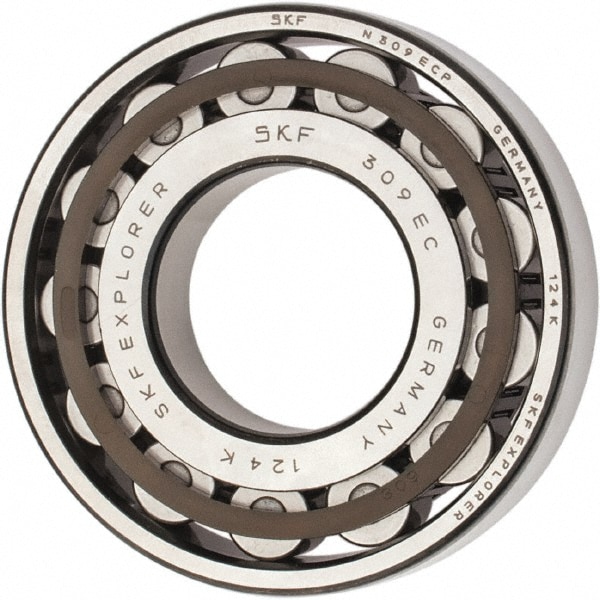 SKF N 309 ECP 45mm Bore Diam, 100mm Outside Diam, 25mm Wide Cylindrical Roller Bearing Image