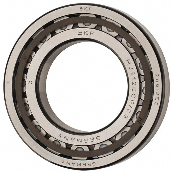 SKF NJ 212 ECP/C3 60mm Bore Diam, 110mm Outside Diam, 22mm Wide Cylindrical Roller Bearing Image