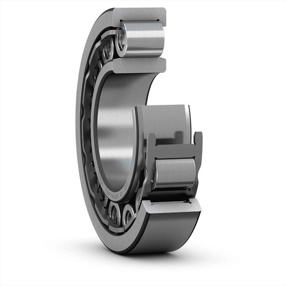 SKF NU 215 ECJ 75mm Bore Diam, 130mm Outside Diam, 25mm Wide Cylindrical Roller Bearing Image