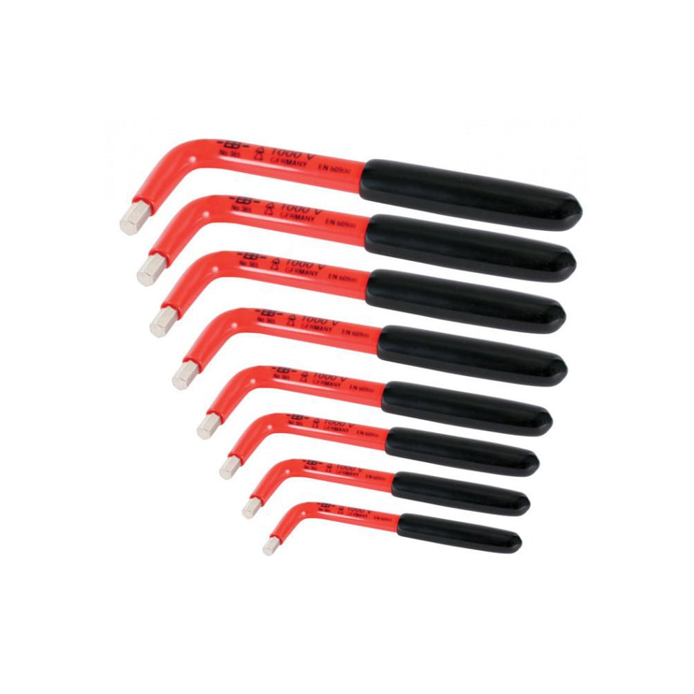 Wiha 13690 8 Piece Insulated L-Key Hex Key Set Image