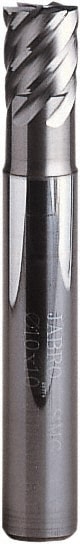 Seco 19511 Corner Radius End Mill: 0.3937" Dia, 0.3937" LOC, 0.0118" Radius, 6 Flutes, Solid Carbide Image