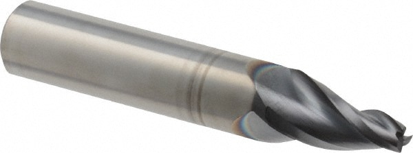 Seco 29117 Tapered End Mill: 11 ° per Side, 0.1969" Small Dia, 0.7874" LOC, 3 Flutes, Solid Carbide, Square End Image