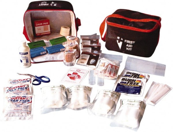 Ability One - 81 Piece, 8 Person, Burn Aid First Aid Kit | MSC ...