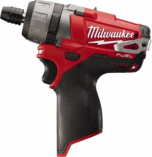 Cordless Screwdriver: 12V, 1/4" Bit Holder, 325 in/lb, 2 Speed