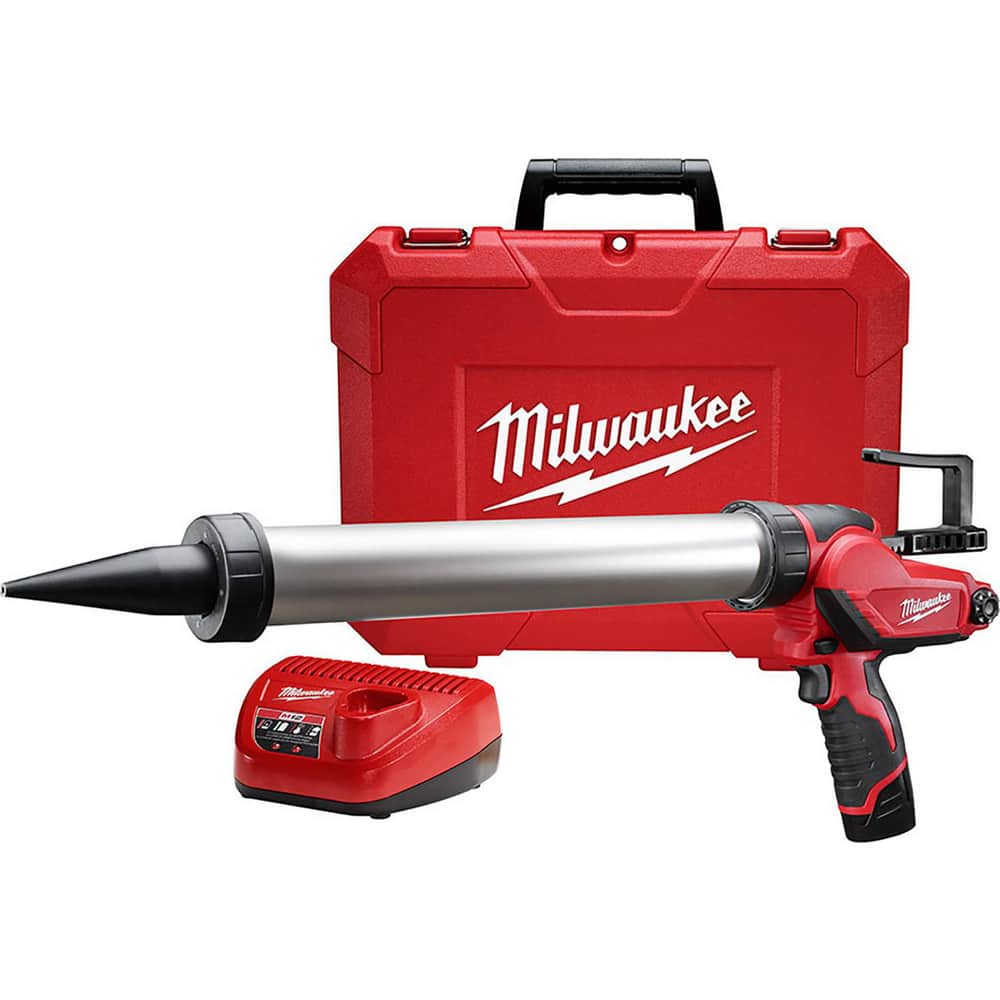 Milwaukee 2442-21 M12 20 oz Aluminum Barrel Sausage Caulk & Adhesive Gun Kit