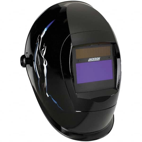 Jackson Safety 46139 Welding Helmet: Black, Thermoplastic, Shade 9 to 13 