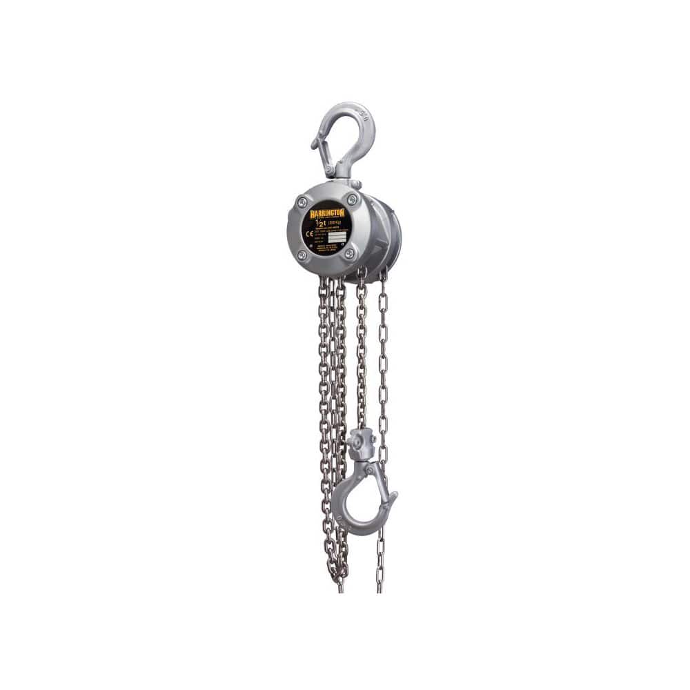 Harrington Hoist CX003-20 Manual Hand Chain Hoist: 0.5 Ton Working Load Limit, 20 Max Lift 