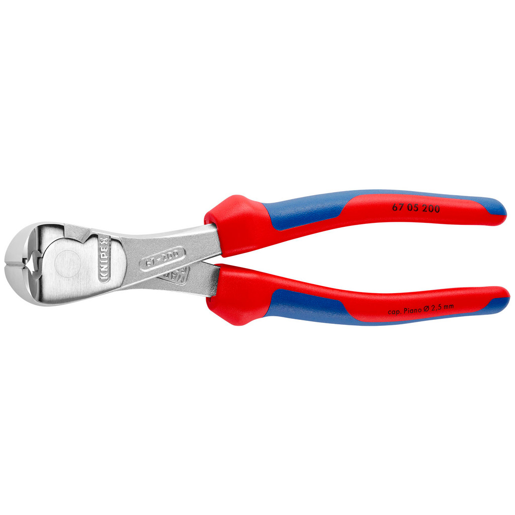Knipex Cutting Pliers: Cutter Type: High Leverage End Cutting Nippers; Insulated: No | Part #67 05 200