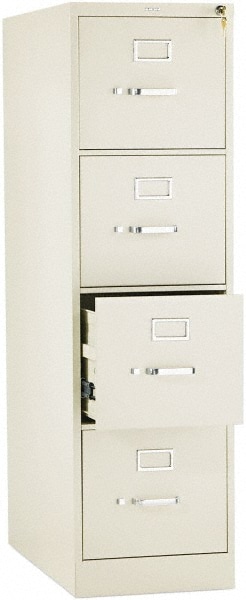 Hon 4 Drawer Putty Steel Vertical File Cabinet With Lock 43418938 Msc Industrial Supply