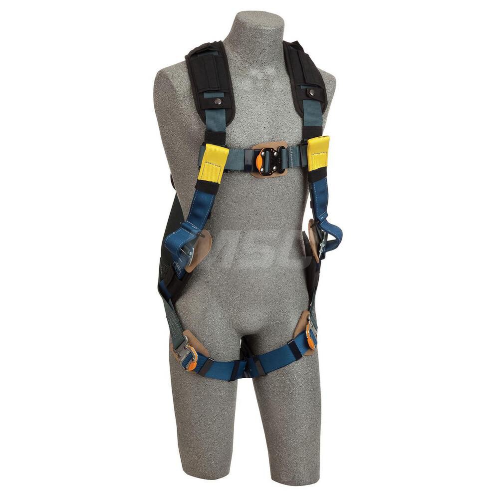 Fall Protection Harnesses: 420 Lb, Arc Flash Style, Size X-Large, For Retrieval & Rescue, Nylon, Back