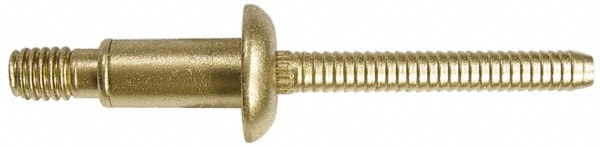 Marson MBP-R8-M7-PKT Structural Blind Rivet: Protruding Head, Steel Body, Steel Mandrel 