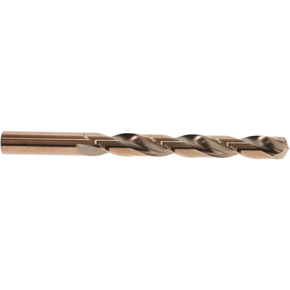 Hertel 42045 Jobber Length Drill Bit: 9/16" Dia, 135 °, Cobalt Image