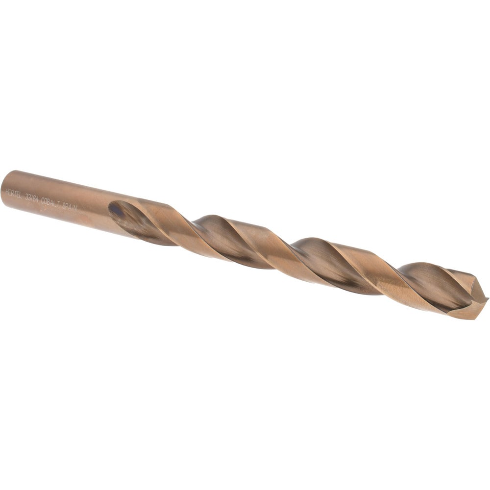 Hertel 42036 Jobber Length Drill Bit: 0.5156" Dia, 135 °, Cobalt Image