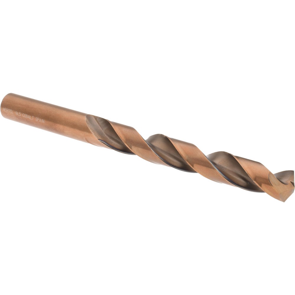 Hertel 42112 Jobber Length Drill Bit: 0.5709" Dia, 135 °, Cobalt Image