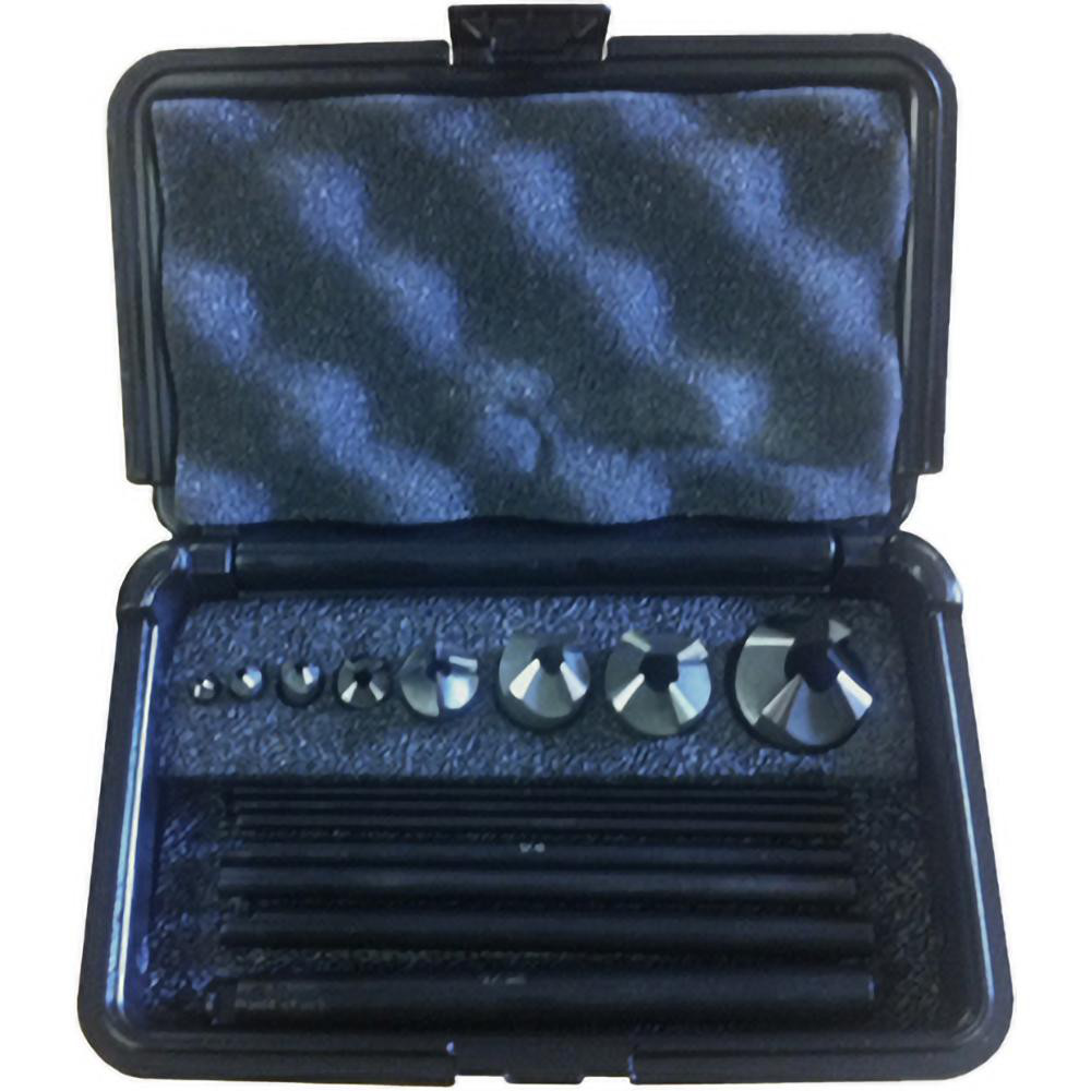 ATI Tools - Countersink Set: 16 Pc, 4 Flute, 100 deg Included Angle ...