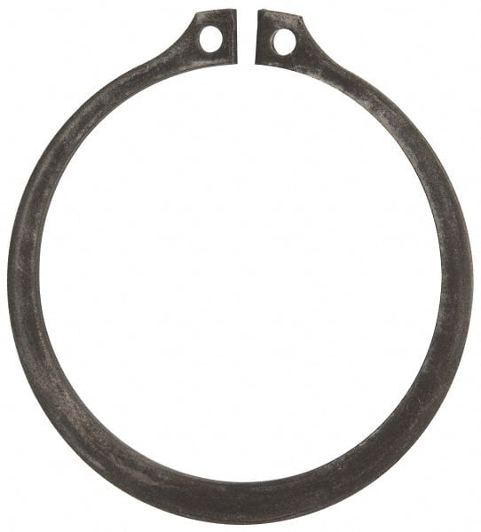 Rotor Clip SH-237ST PA External Snap Retaining Ring: 2.239" Groove Dia, 2-3/8" Shaft Dia, 1060-1090 Spring Steel, Phosphate Finish 
