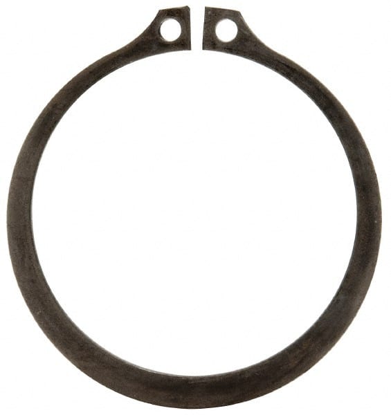 Rotor Clip SH-225ST PA External Snap Retaining Ring: 2.12" Groove Dia, 2-1/4" Shaft Dia, 1060-1090 Spring Steel, Phosphate Finish 