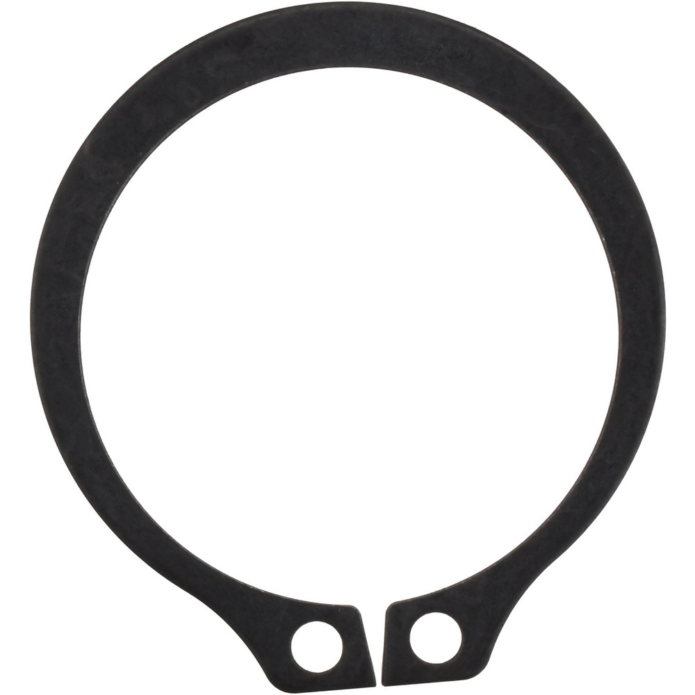 External Retaining Ring: 1.406" Groove Dia, 1-1/2" Shaft Dia, 1060-1090 Beryllium Copper & Stainless Steel, Phosphate Finish