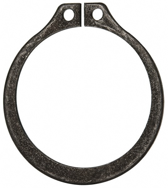 Rotor Clip SH118ST PA B100 External Retaining Ring: 1.118" Groove Dia, 1-3/16" Shaft Dia, 1060-1090 Beryllium Copper & Stainless Steel, Phosphate Finish Image