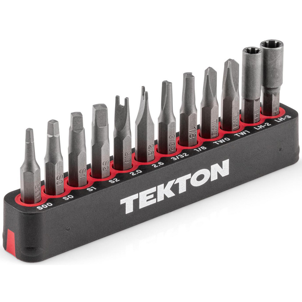 Tekton Screwdriver Bit Sets: Set Type: Security Bit; Tip Type: Assorted; Container Type: Plastic Holder | Part #DZZ92007