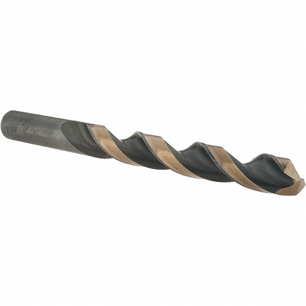 Value Collection BD-C87765-6 Jobber Length Drill Bit: 0.5" Dia, 135 &deg;, High Speed Steel Image