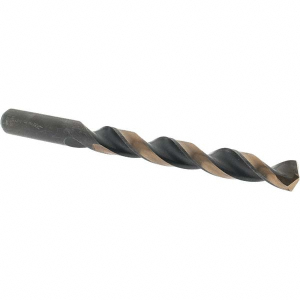 Drill America 1/4" HSS Stub Drill Bit - Contractor Grade Black & Gold Split Point