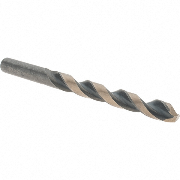 Value Collection BD-C87757-6 Jobber Length Drill Bit: 0.375" Dia, 135 &deg;, High Speed Steel Image