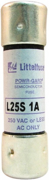 Cartridge Fast-Acting Fuse: 30 A, 2" OAL, 9/16" Dia