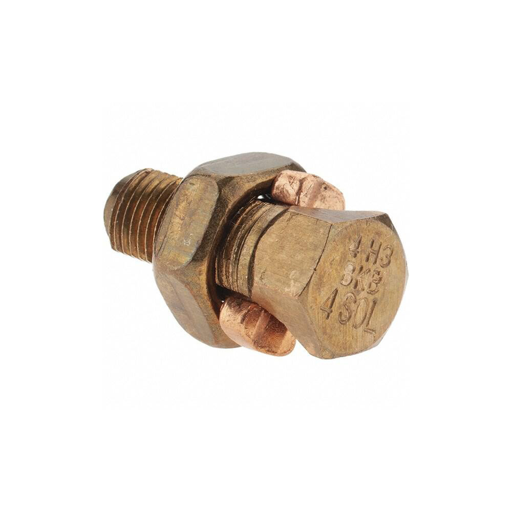 Value Collection 8 to 4 AWG, Bronze Alloy, Split Bolt Connector 43573765 MSC Industrial Supply