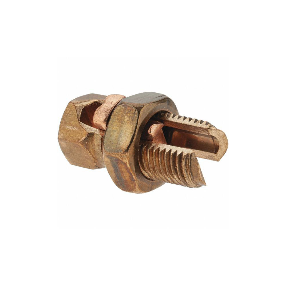 Value Collection 8 to 4 AWG, Bronze Alloy, Split Bolt Connector 43573765 MSC Industrial Supply
