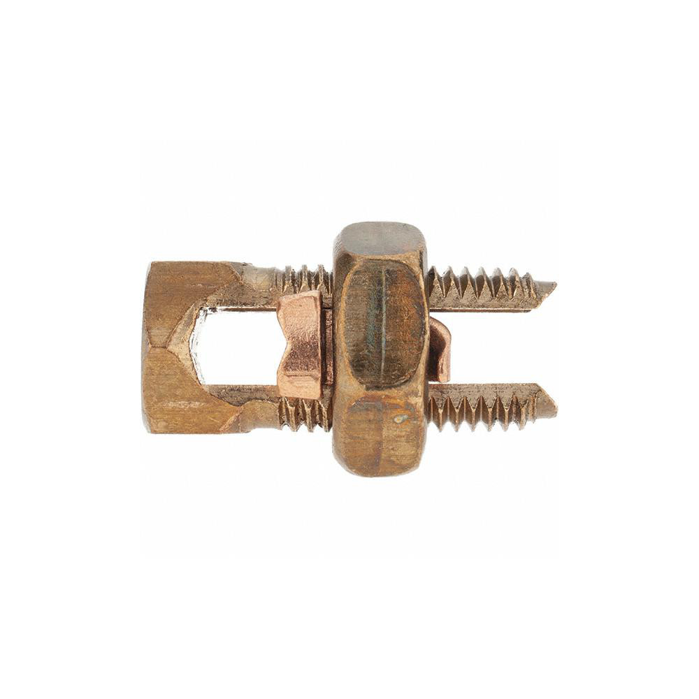 Value Collection 8 to 4 AWG, Bronze Alloy, Split Bolt Connector 43573765 MSC Industrial Supply