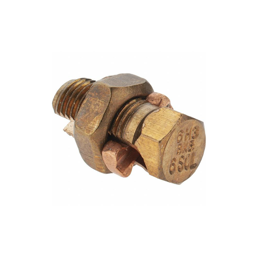 Value Collection 10 to 6 AWG, Bronze Alloy, Split Bolt Connector 43573781 MSC Industrial