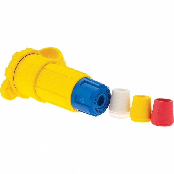 Straight Blade Connector: Industrial, L5-15R, 125VAC, Blue & Yellow