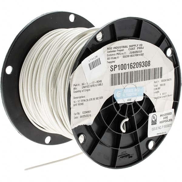 THHN, 16 AWG, 10 Amp, 500' Long, Stranded Core, 26 Strand Building Wire