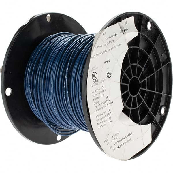 THHN, 18 AWG, 7 Amp, 500' Long, Stranded Core, 16 Strand Building Wire