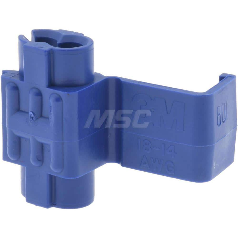 18 to 14 AWG, Blue, IDC, Tap Quick Splice Connector