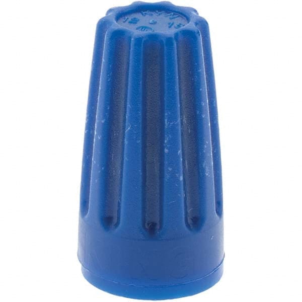 Standard Twist-On Wire Connector: Blue, Watertight, 22-14 AWG