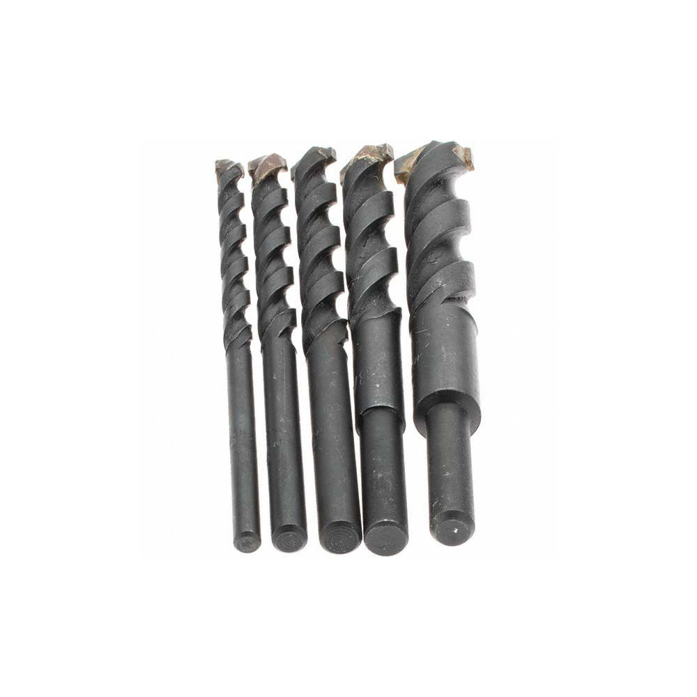 Value Collection Drill Bit Set 5 Pc, 130 °, Carbide Tipped MSC