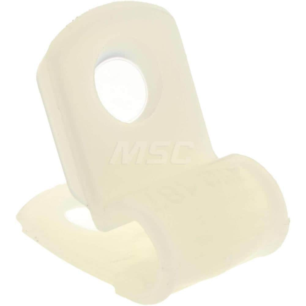 3/16" Bundle Diam, 0.203" Hole, Nylon Clamp