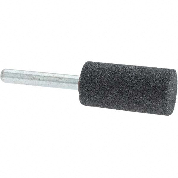Mounted Point: 1-1/2" Thick, 1/4" Shank Dia, W207, 60 Grit