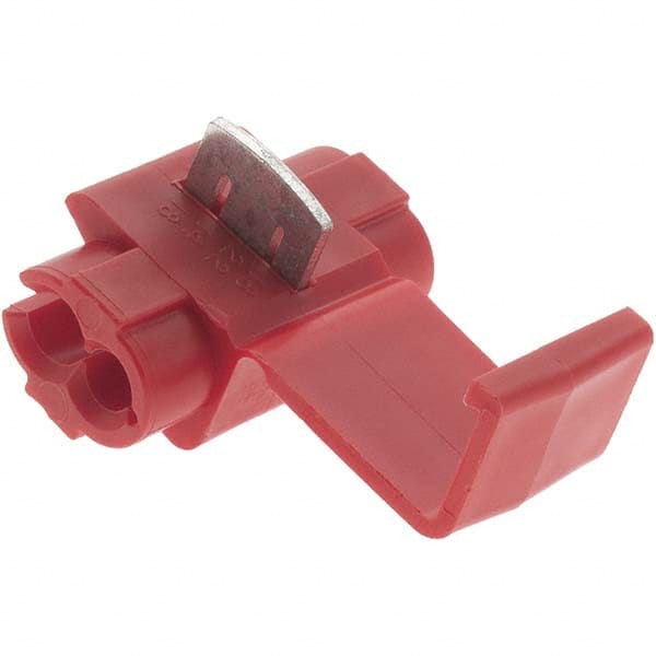 22 to 14 AWG, Red, IDC, Tap Quick Splice Connector