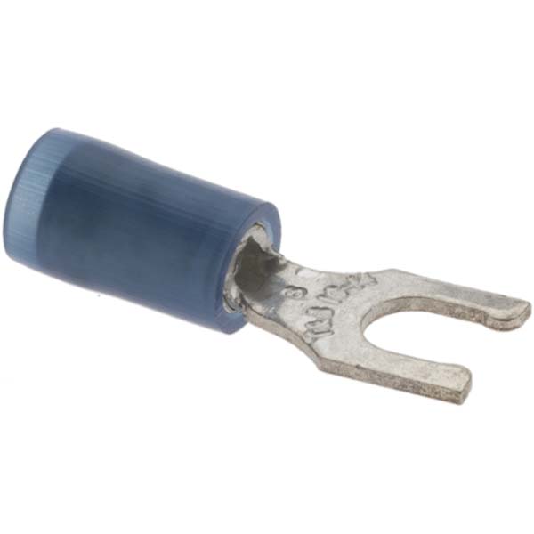 Value Collection Locking Fork Terminal Blue, Nylon, Partially