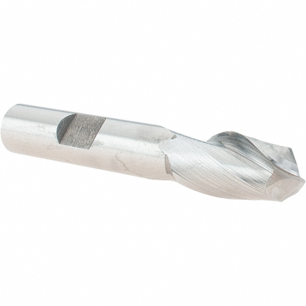 Ball End Mill: 0.4375" Dia, 1.0000" LOC, 2 Flute(s), High Speed Steel