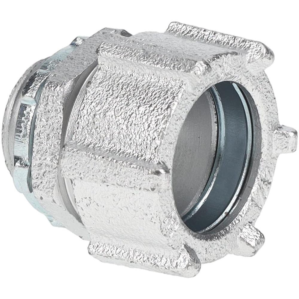 Conduit Connector: For Rigid, Malleable Iron, 3/4" Trade Size