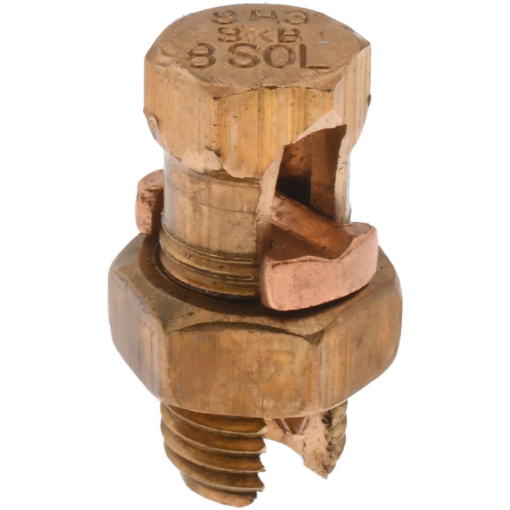 12 to 8 AWG, Bronze Alloy, Split Bolt Connector