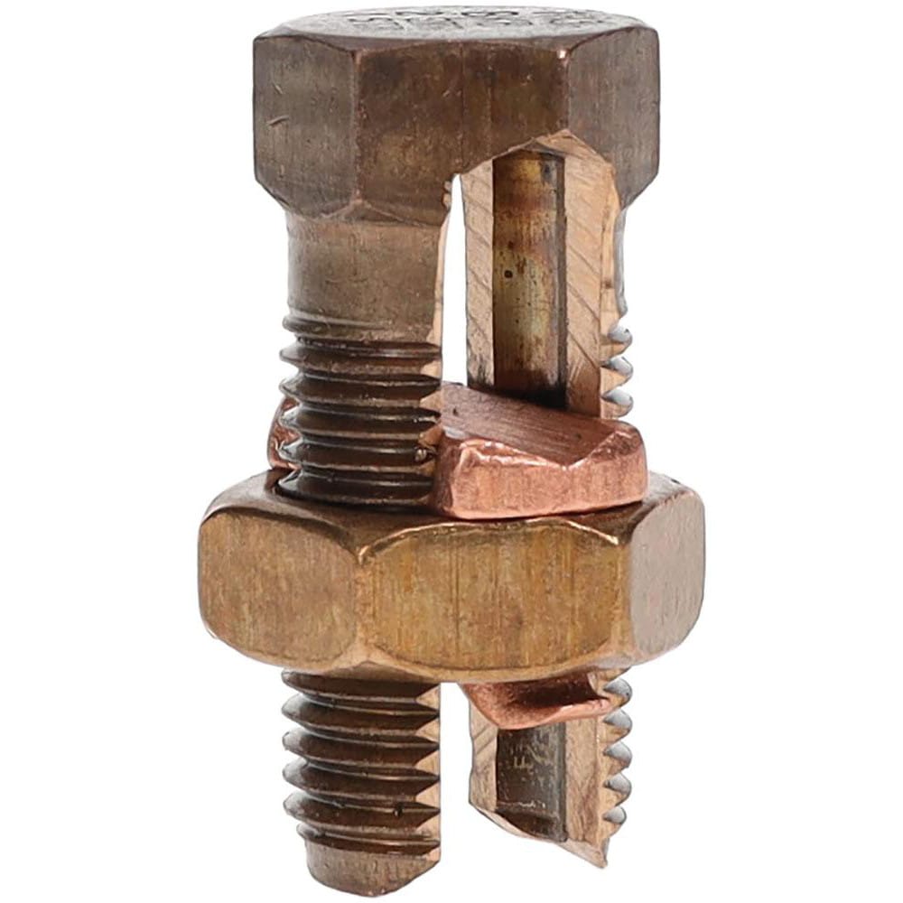 6 to 2 AWG, Bronze Alloy, Split Bolt Connector