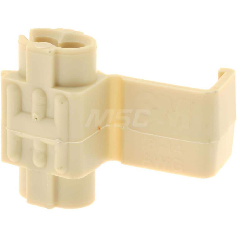 18 to 14 AWG, White, IDC, Inline & Tap Quick Splice Connector