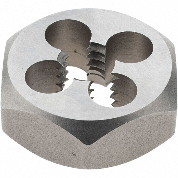 Irwin Hanson 3/8-16 NC X 1" Hex Rethreading Die - 6534 - Carbon Steel USA