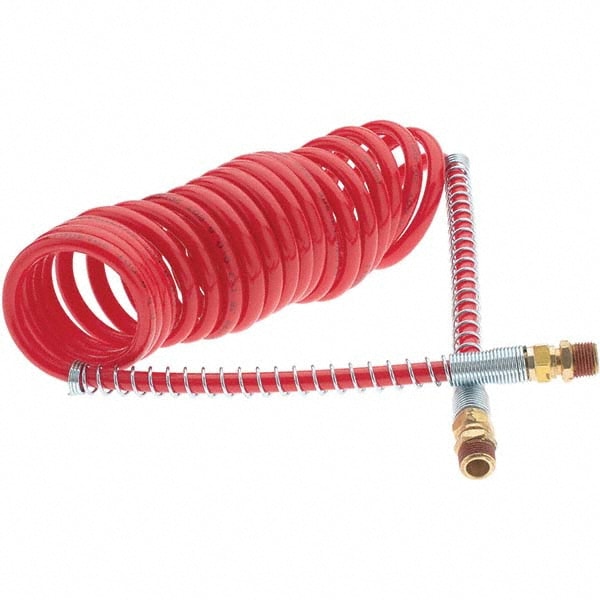 Coiled & Self Storing Hose: 15' Long