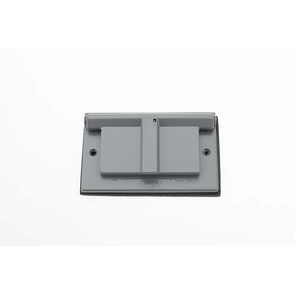 Value Collection GFCI Receptacle Electrical Box Cover Stainless